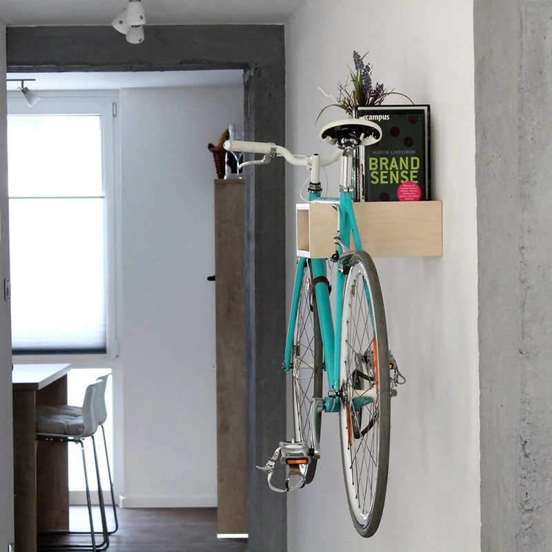 BicycleDudes Gustav Fahrrad-Wandhalterung Aus Holz – Bild 5