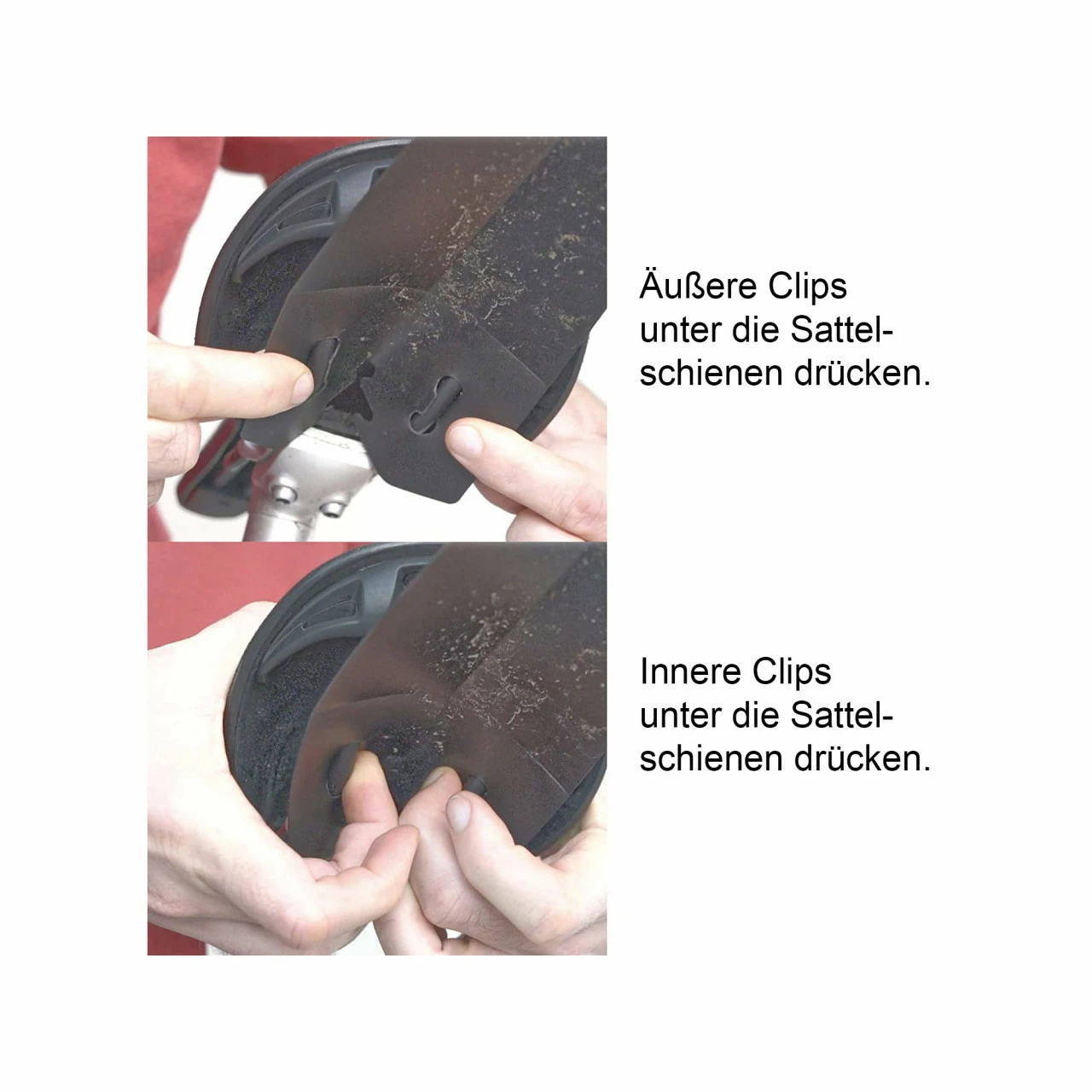 Klixie Schutzblech - Ansteckbares Minimalistisches Schutzblech Für Rennräder, Crosser, Mountainbikes – Bild 5