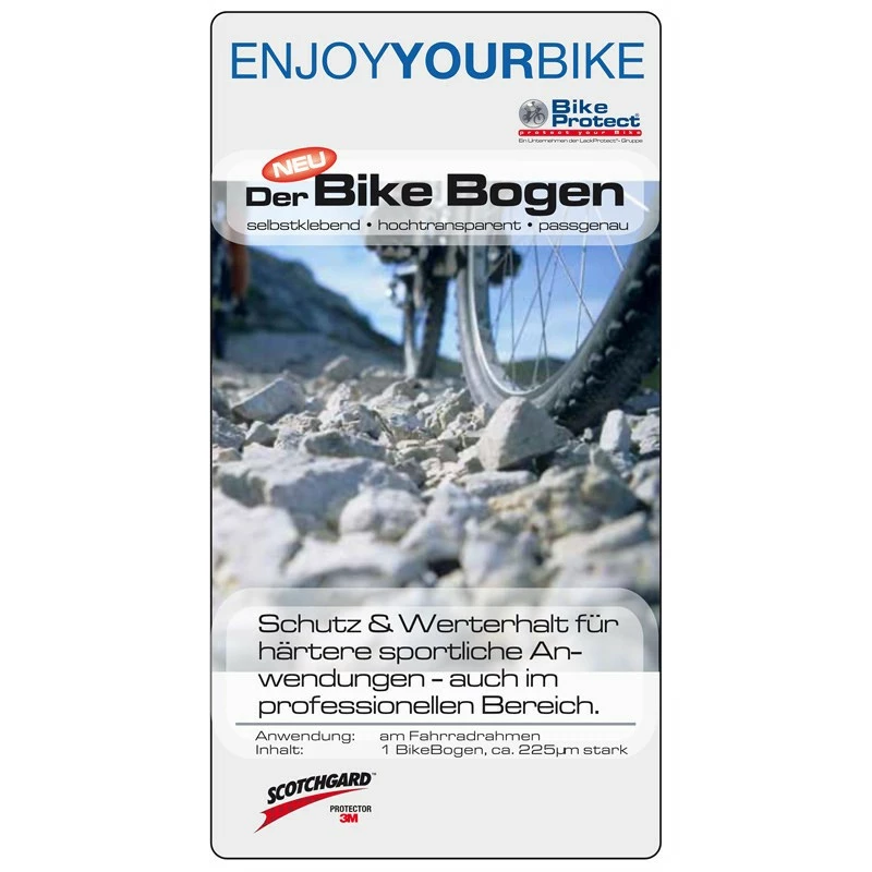 Enjoyyourbike BikeProtect Bike-Bogen Race Lackschutzfolie - Transparent, Glänzend – Bild 4