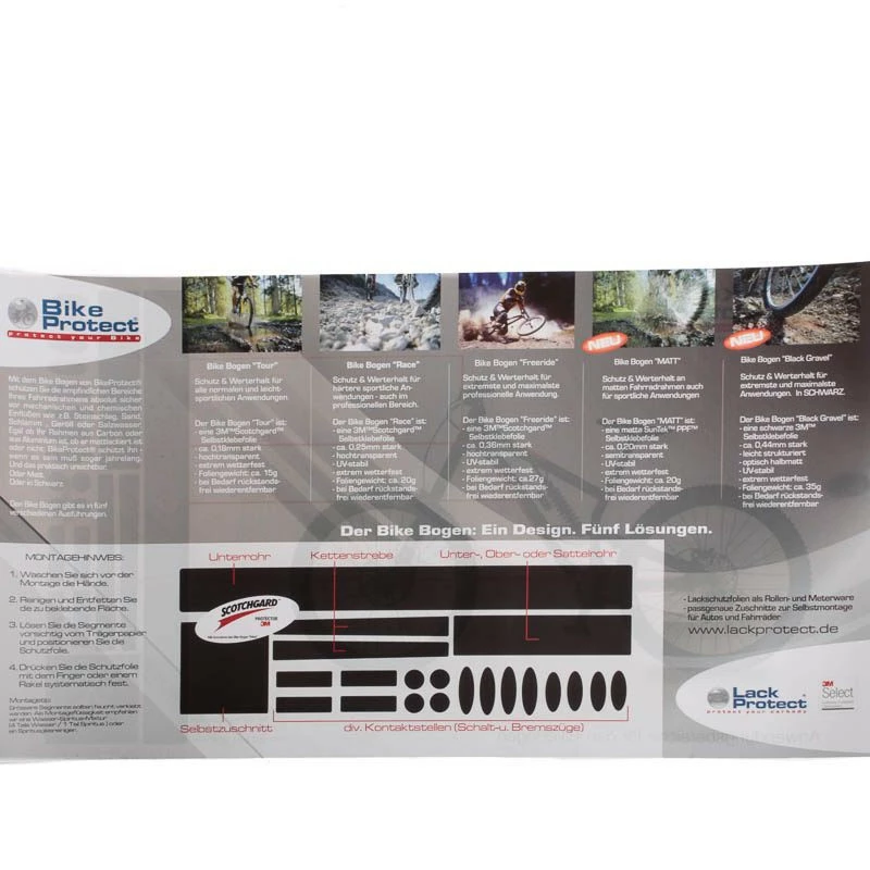 Enjoyyourbike BikeProtect Bike-Bogen Race Lackschutzfolie - Transparent, Matt – Bild 6