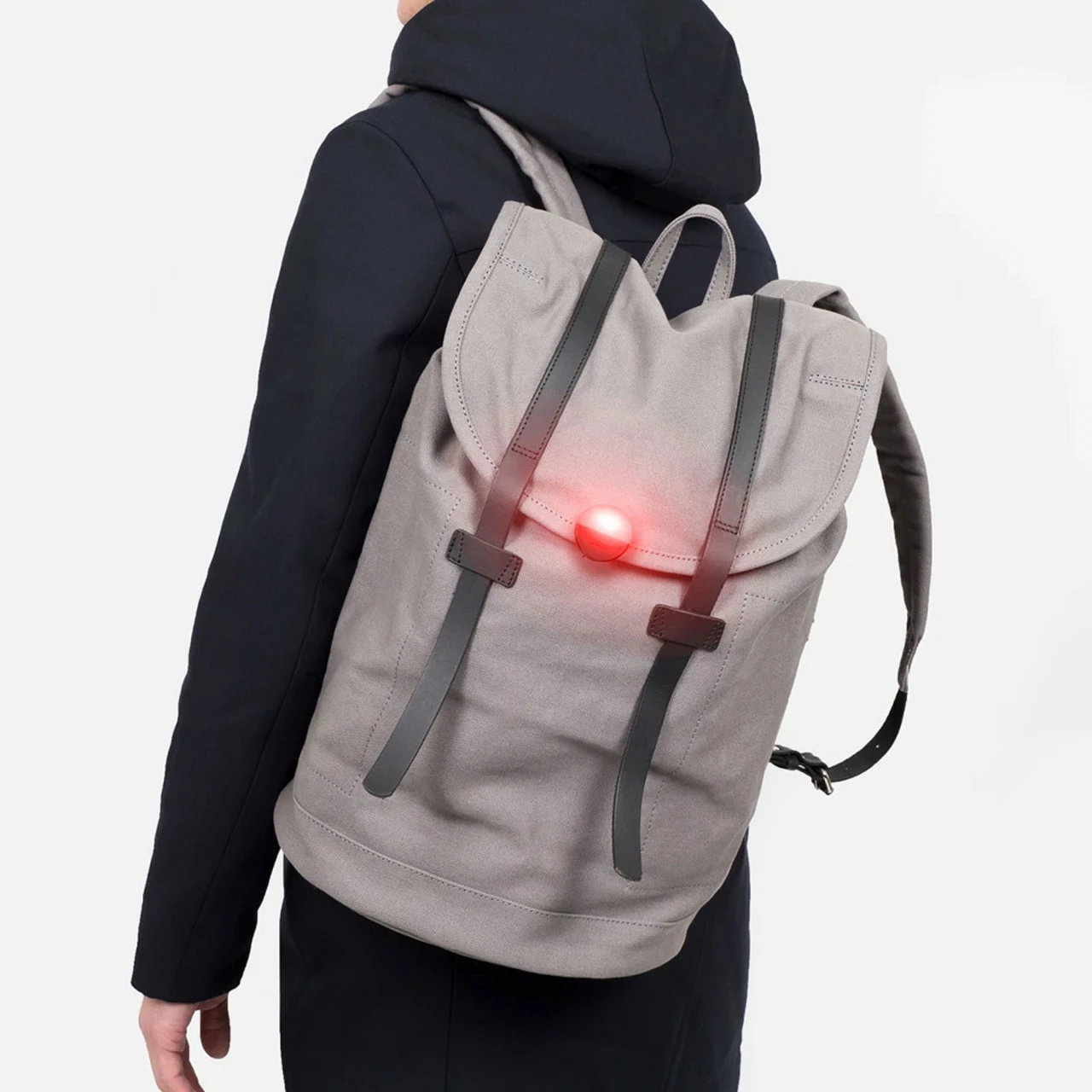 Bookman Urban Visibility Bookman Eclipse Gray Anstecklicht Grau – Bild 4