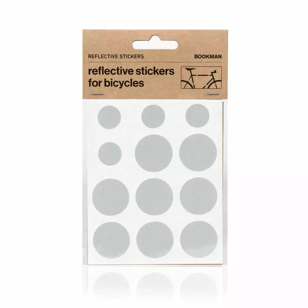 Bookman Urban Visibility Bookman Sticky Reflectors White Reflektoraufkleber Punkte Weiß