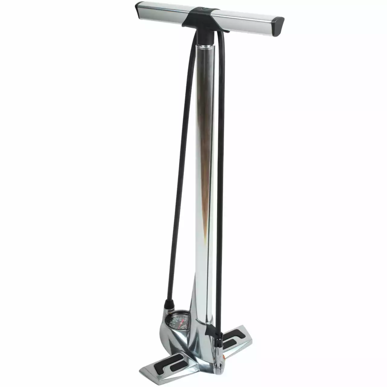 Airace Veloce A (PRO) Standpumpe Alu-Luftpumpe Bis 16,5 Bar (240 PSI) Silber