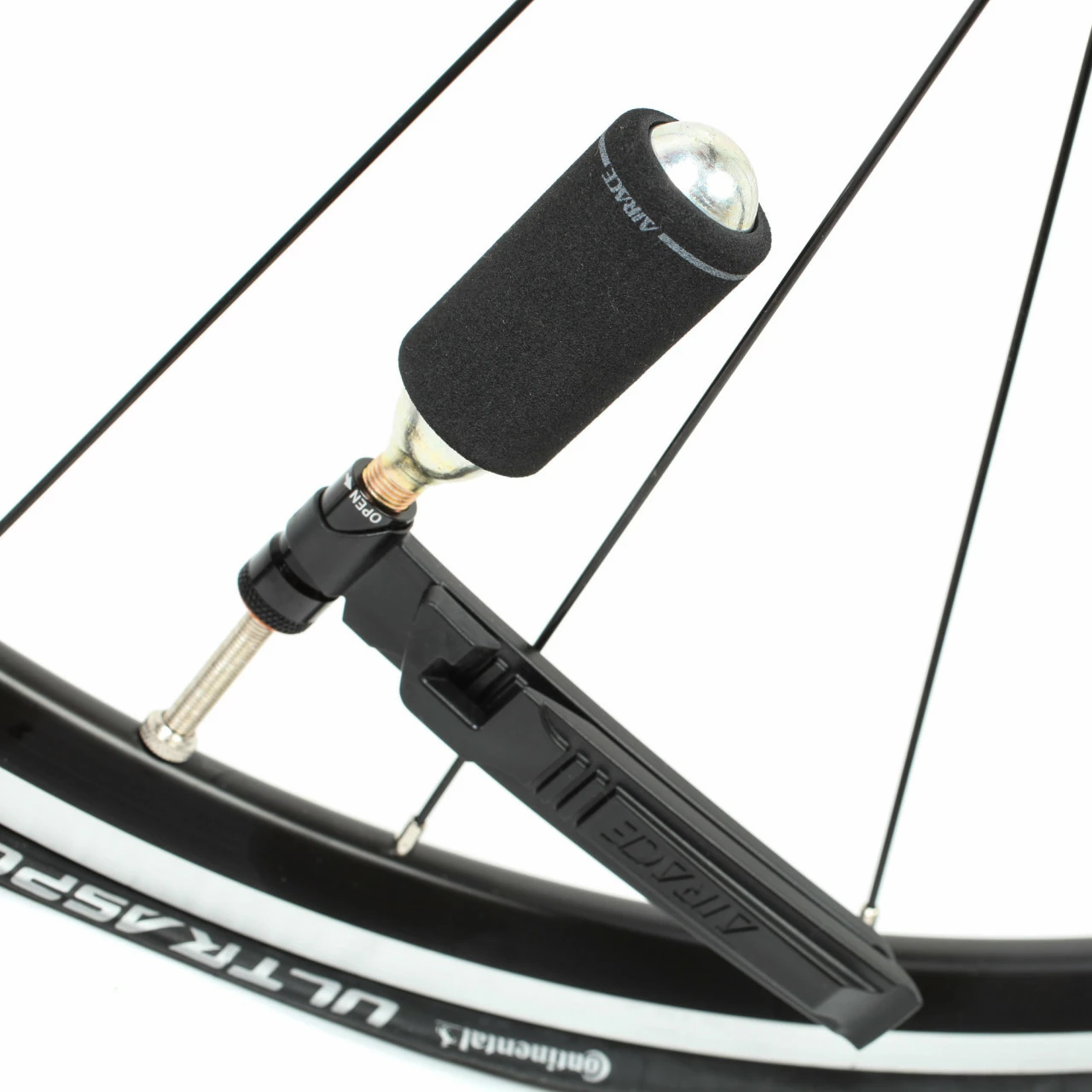 Airace Handy-E Reifenheber-Set Mit Integrierter CO2-Luftpumpe CO2-Pumpe – Bild 4