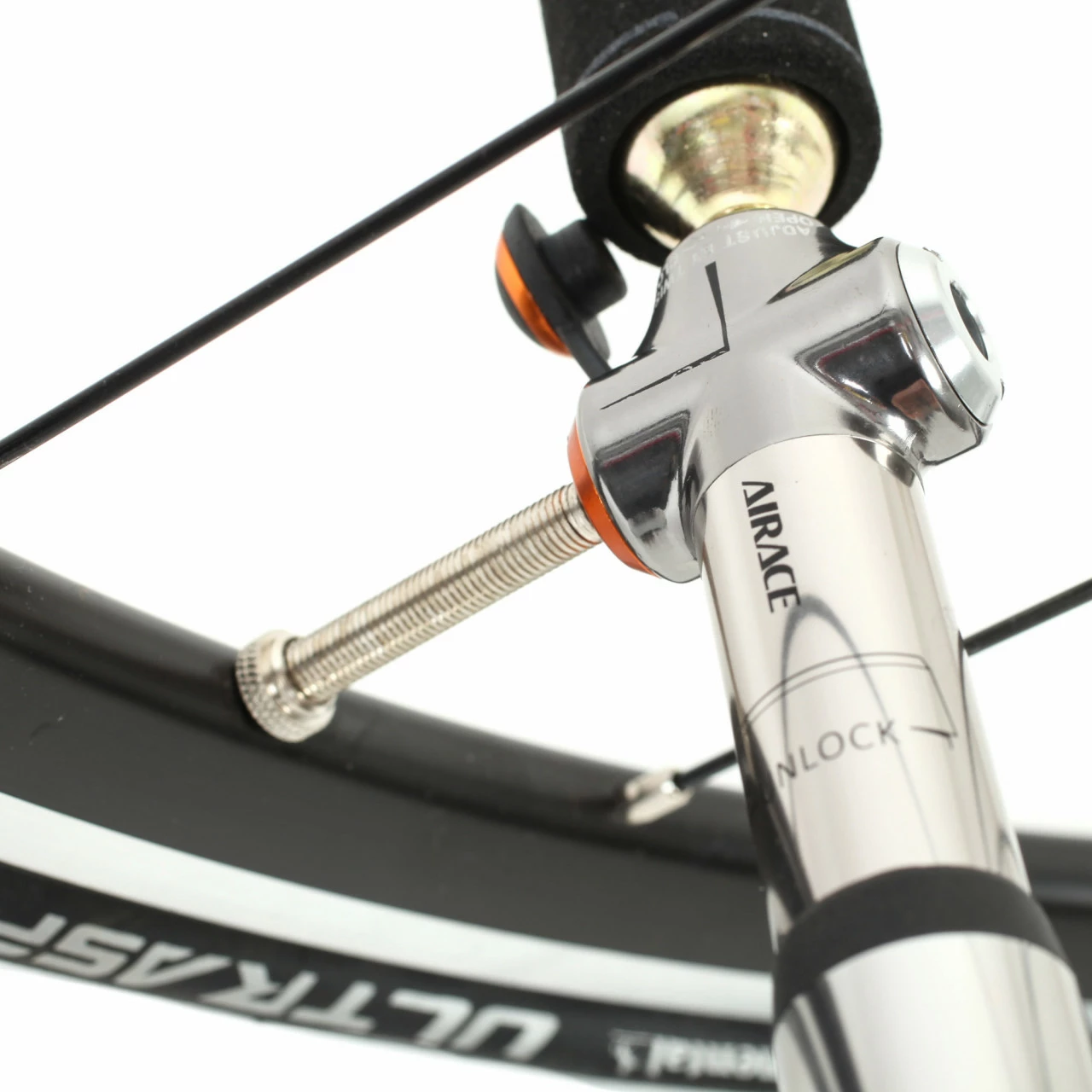 Airace Turbo Road 2in1 Minipumpe Mit Integrierter CO2-Pumpe Für Rennräder Bis 8 Bar (120 PSI) – Bild 4