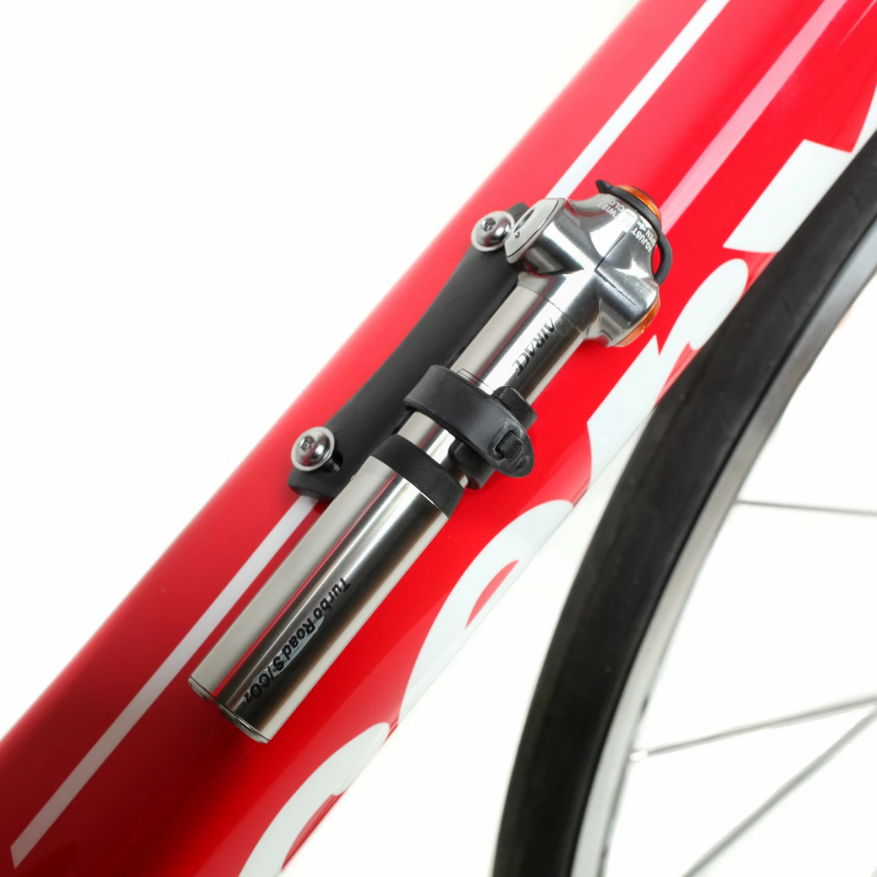 Airace Turbo Road 2in1 Minipumpe Mit Integrierter CO2-Pumpe Für Rennräder Bis 8 Bar (120 PSI) – Bild 5