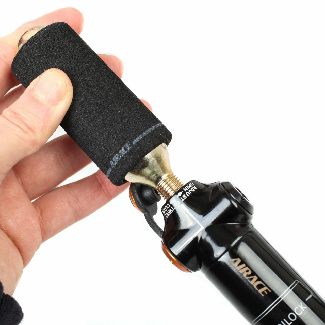 Airace Turbo Mountain 2in1 Minipumpe Mit Integrierter CO2-Pumpe Für Mountainbikes Bis 5,5 Bar (80 PS – Bild 5