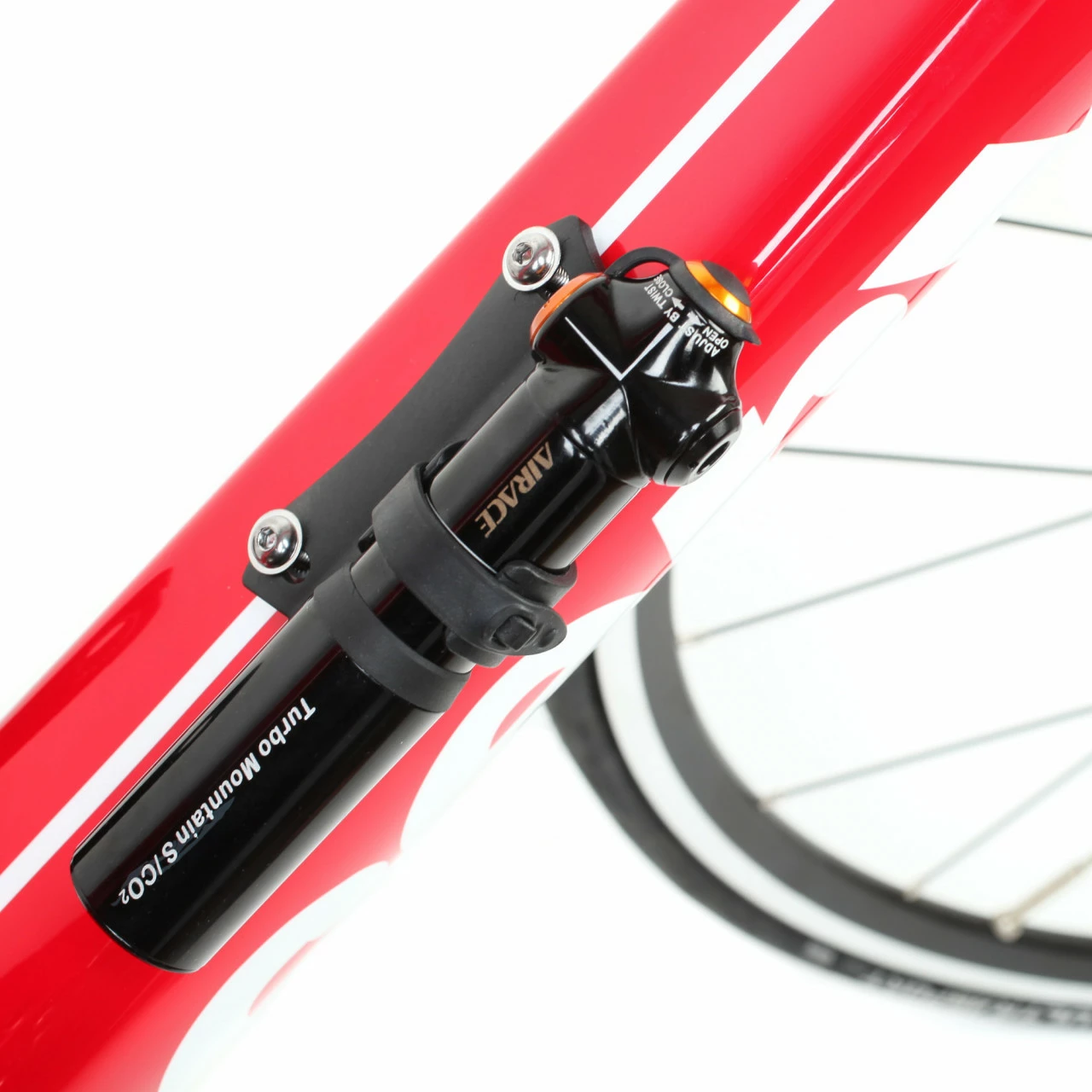 Airace Turbo Mountain 2in1 Minipumpe Mit Integrierter CO2-Pumpe Für Mountainbikes Bis 5,5 Bar (80 PS – Bild 6