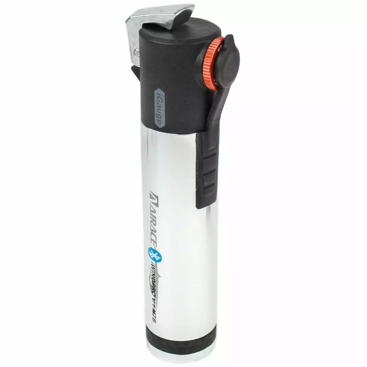 Airace IWindpro V1 MTB Bluetooth-Minimpumpe Mit Digitaler App-Anzeige Bis 5,5 Bar (80 PSI)