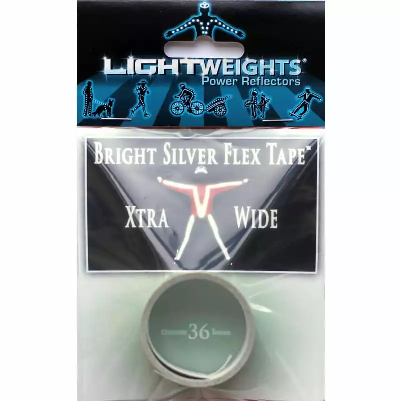 Lightweights 3M Super Reflexband Silber Extra Breit 91 X 2,4cm