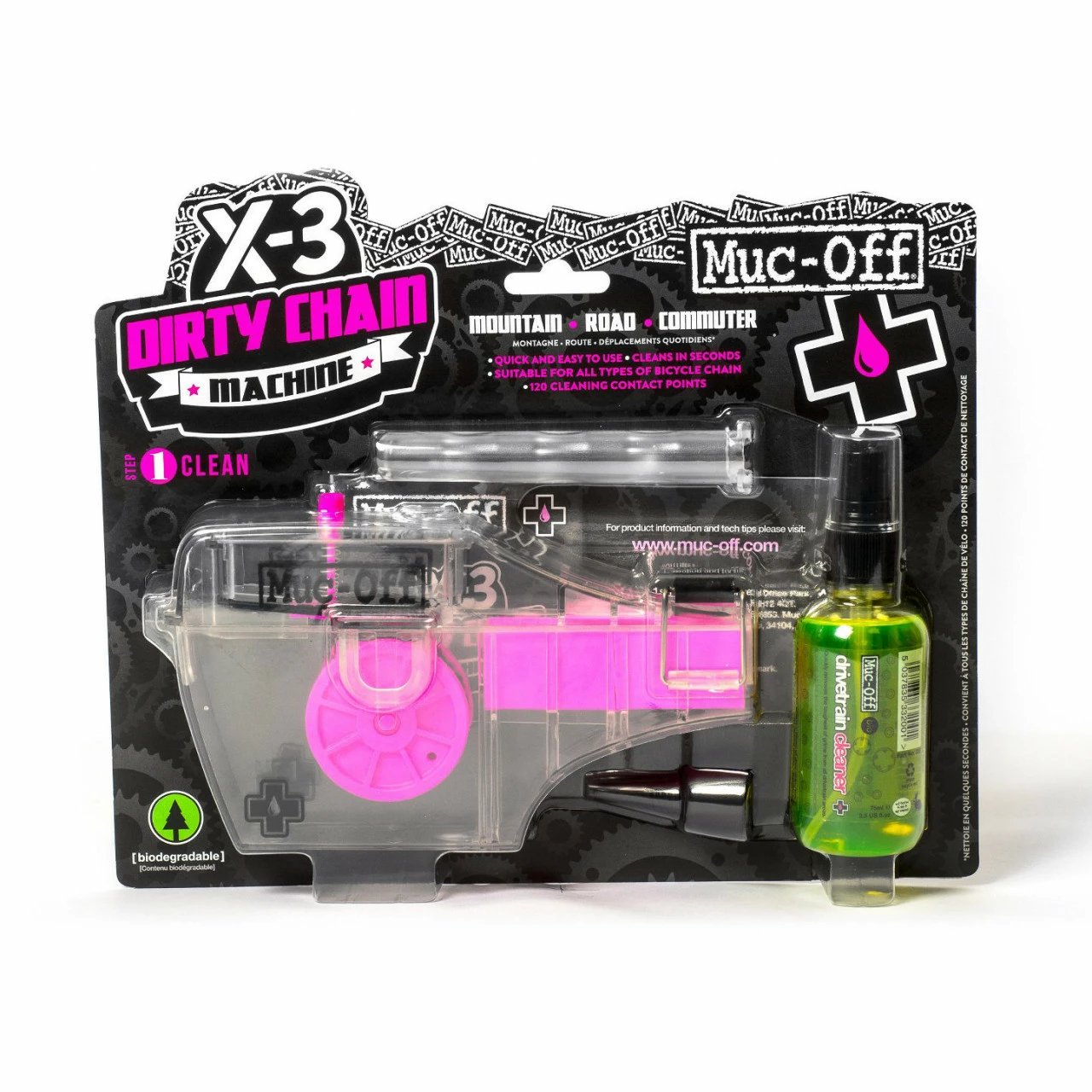 Muc-Off X3 Chain Cleaning Device Kettenreiniger Kettenreinigungsgerät (Filth Remover) – Bild 2