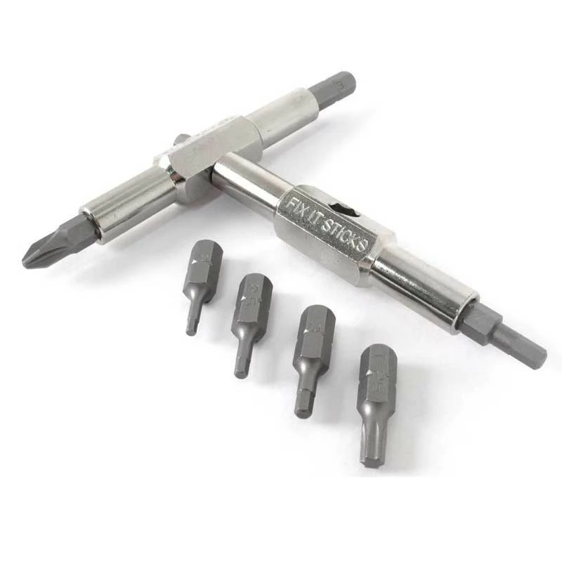 FixItSticks Mountain Kit Schraubendreher-Set + Reifenheber + Kettennieter + Tasche – Bild 3