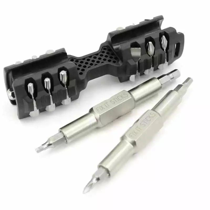 FixItSticks Replaceable General & Home Edition Schraubendreher-Set Mit 18 Bits + Halterung