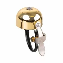 Crane Bells Crane E-Ne Bell Polished Gold Messing Fahrradklingel Auch Für Rennrad-Lenker Geeignet