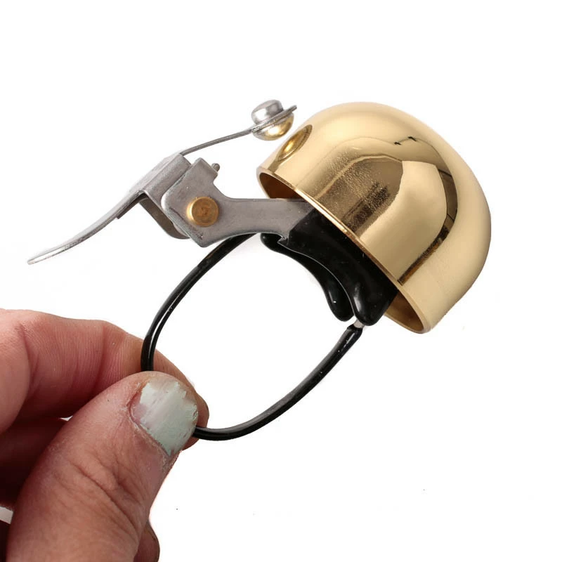 Crane Bells Crane E-Ne Bell Polished Gold Messing Fahrradklingel Auch Für Rennrad-Lenker Geeignet – Bild 3