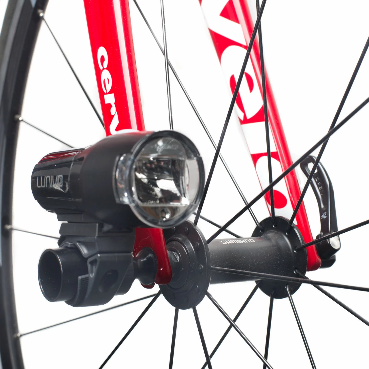 XON Universal-Lampenhalterung, GoPro-Halterung CNC-Alu Für Vorderradachse, Schnellspanner – Bild 5