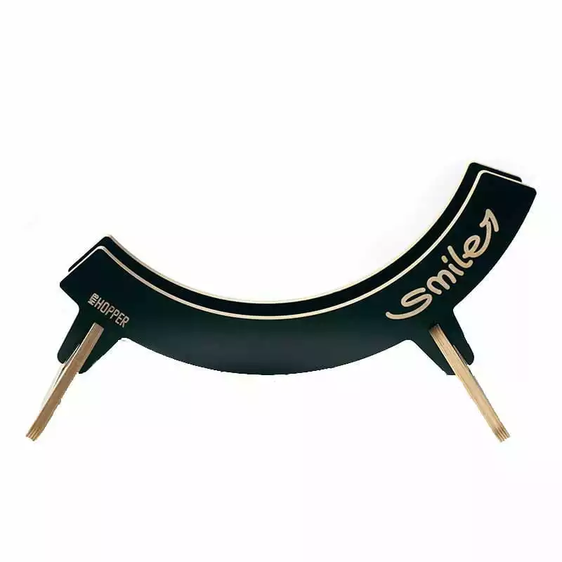 MTB Hopper Smile Fahrradständer Aus Holz, Universell Für Rennrad Bis MTB - Schwarz