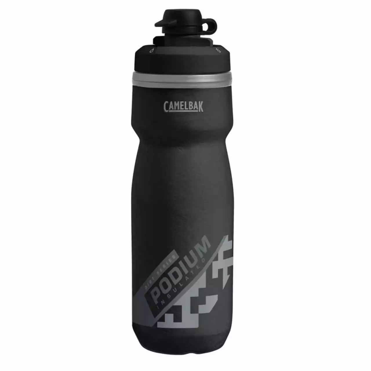 CAMELBAK Trinkflasche "Podium Dirt Series" Modell 20, Füllvolumen 620 Ml, Farbe Dirt Black (Schwarz)
