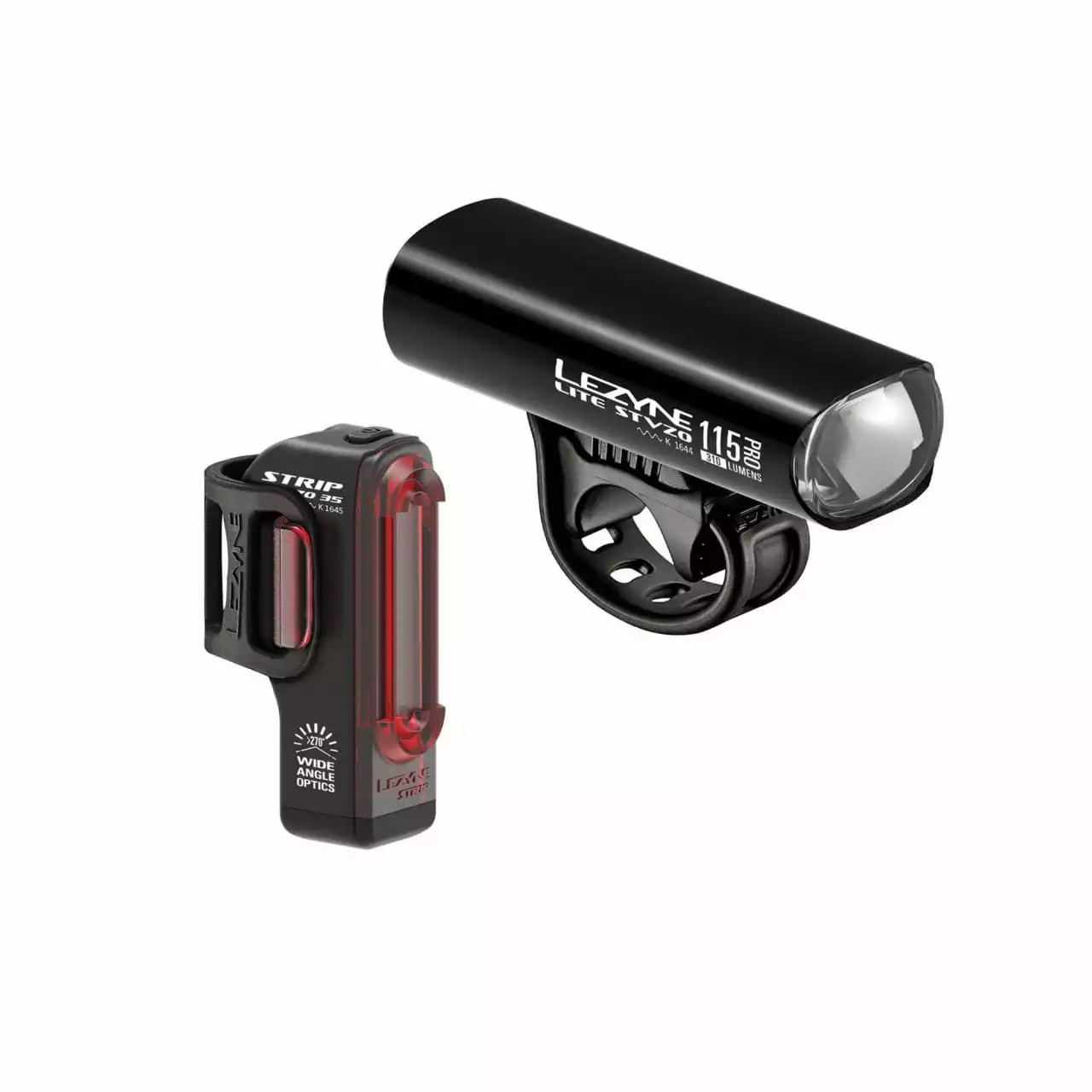 Lezyne LED Beleuchtungsset Lite Pro 115 StVZO + Strip Drive StVZO