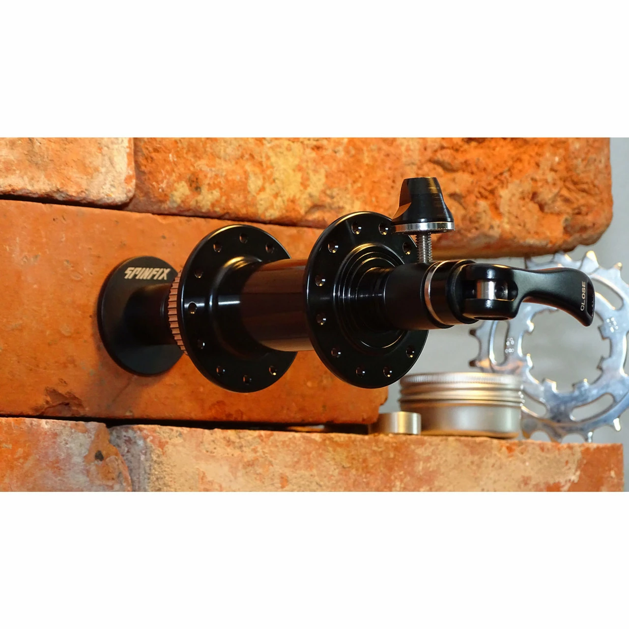 Spinfix Adapterset 12 Mm Steckachse Für MICRO_QR Wandhalterung - Vorne, Schwarz Matt – Bild 3