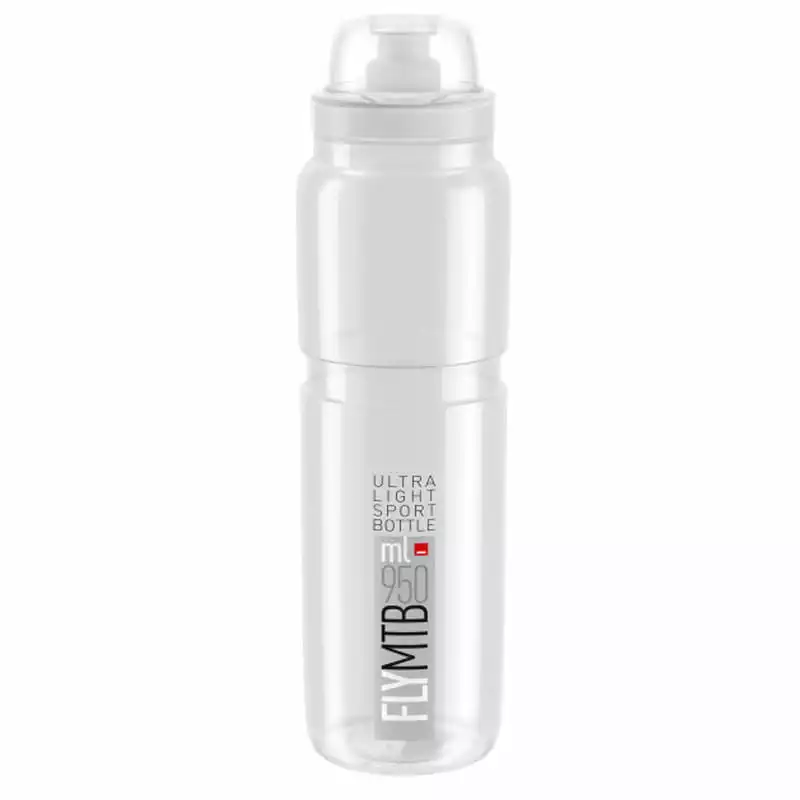 Elite Trinkflasche Fly MTB 950 Ml Transparent-Grau