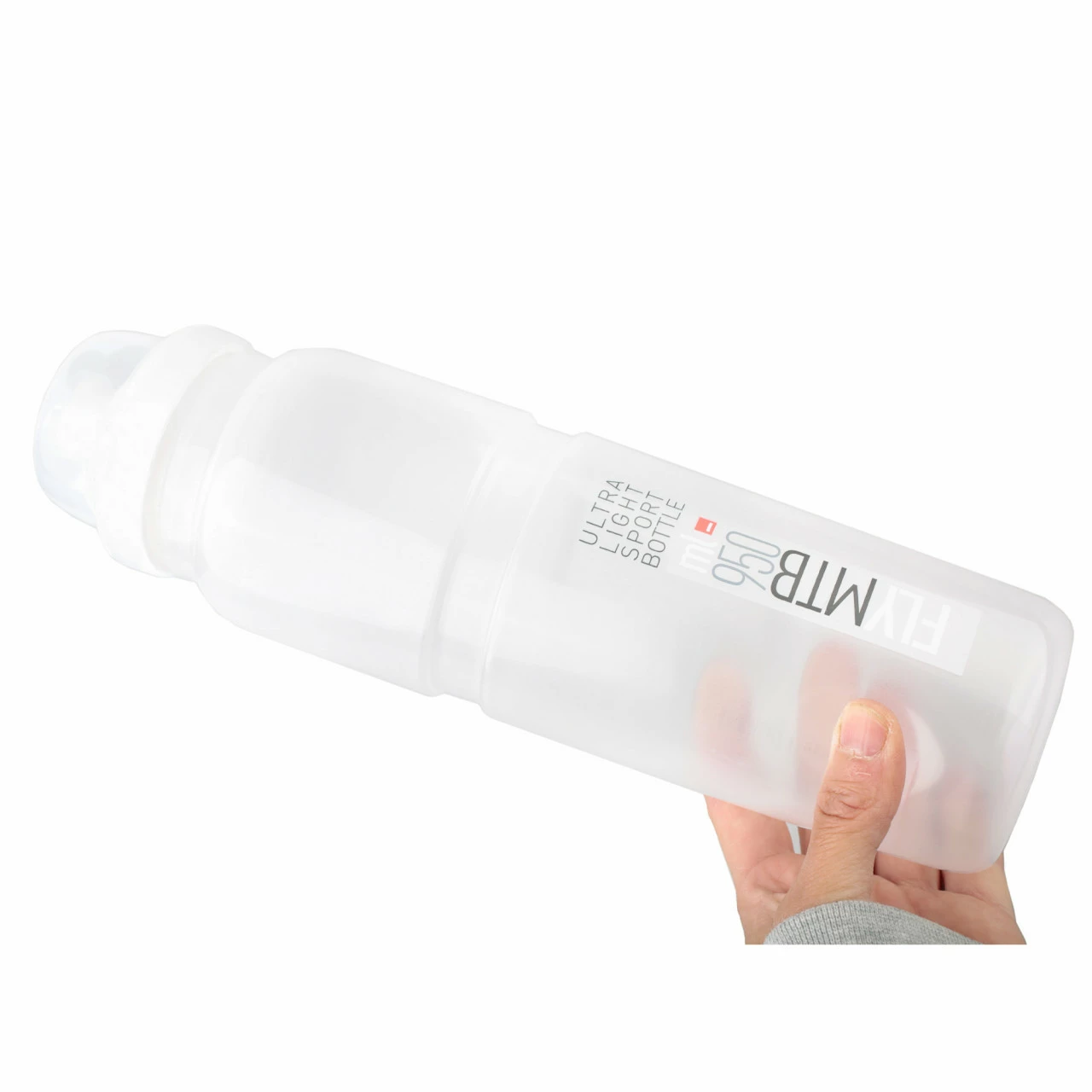 Elite Trinkflasche Fly MTB 950 Ml Transparent-Grau – Bild 2