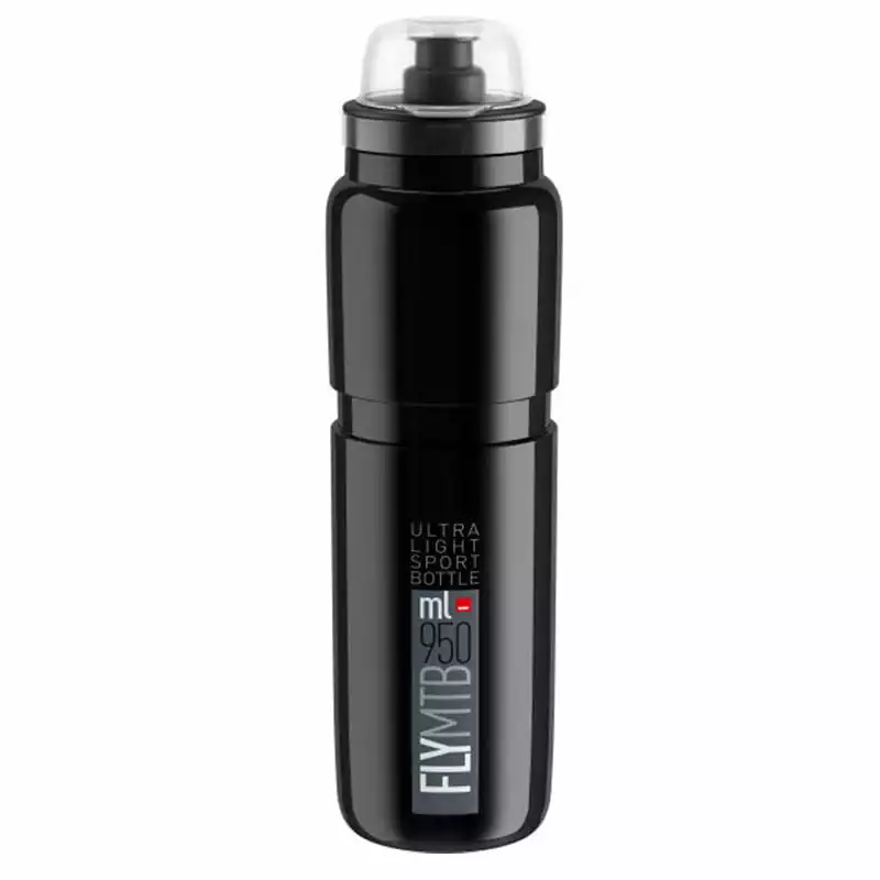 Elite Trinkflasche Fly MTB 950 Ml Schwarz-Grau