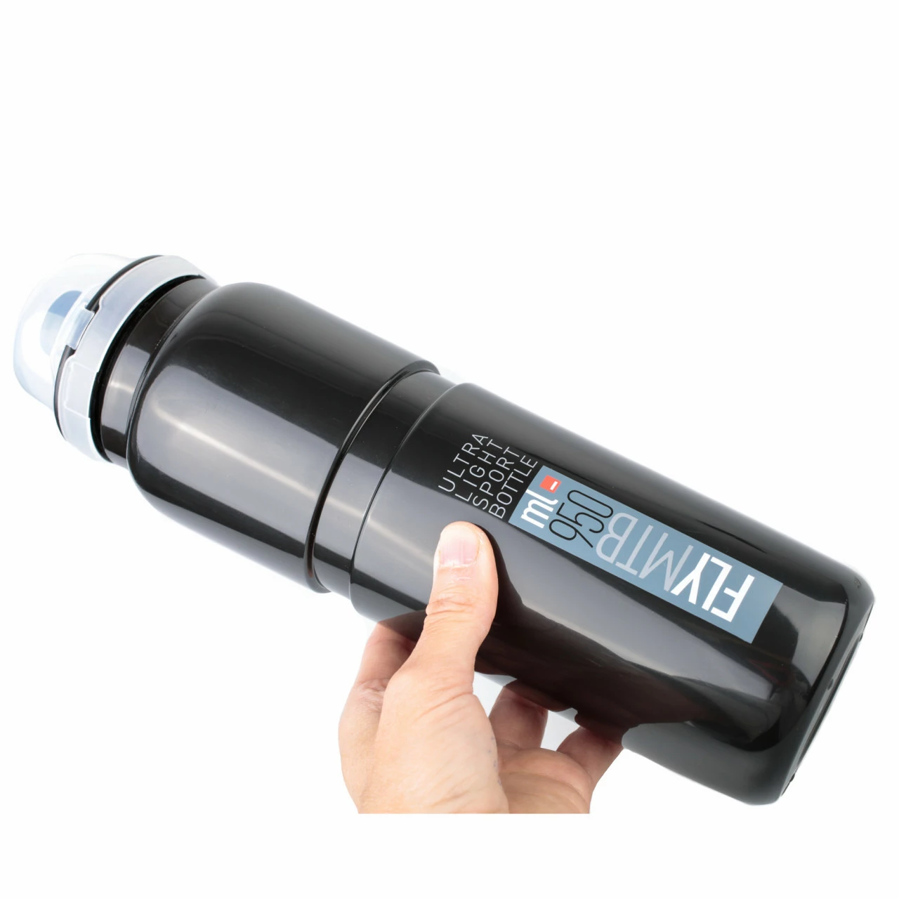 Elite Trinkflasche Fly MTB 950 Ml Schwarz-Grau – Bild 2