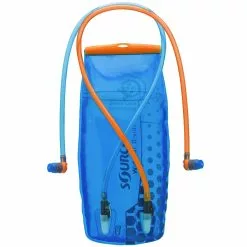 SOURCE Widepac D|vide Trinkblase Mit Zwei Kammern Und Trinkschläuchen - 2 L, Blau