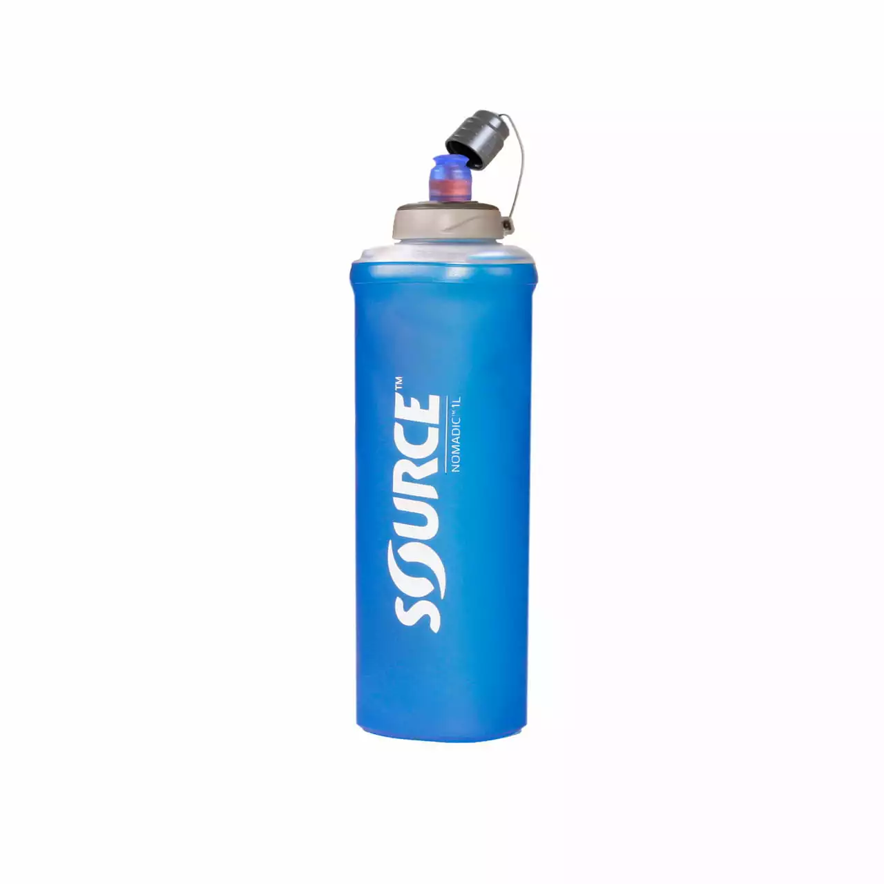 SOURCE Nomadic Faltbare Trinkflasche Ohne PVC Und BPA - 1 L, Blau
