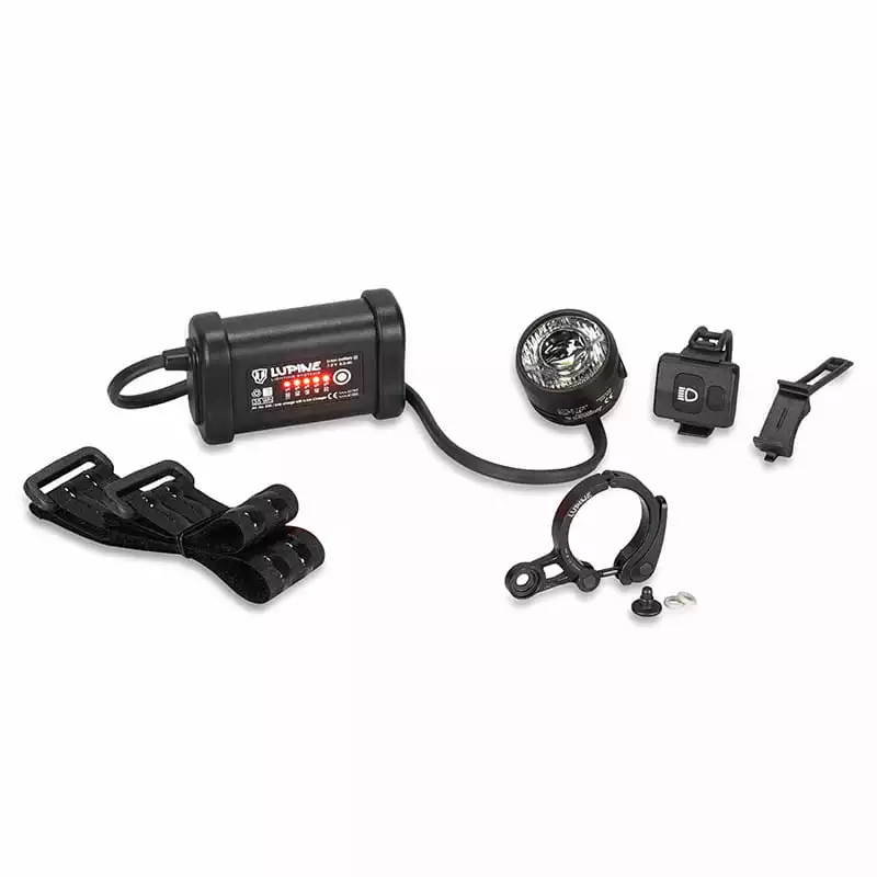 Lupine SL Nano AF StVZO Mit 5.0 Ah Akku, Fernbedienung Und 31,8 Mm Lenkerhalter