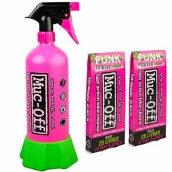 Muc-Off Muc Off Bottle For Life Bundle (inkl. 4 X Punk Powder Fahrradreiniger-Pulver)
