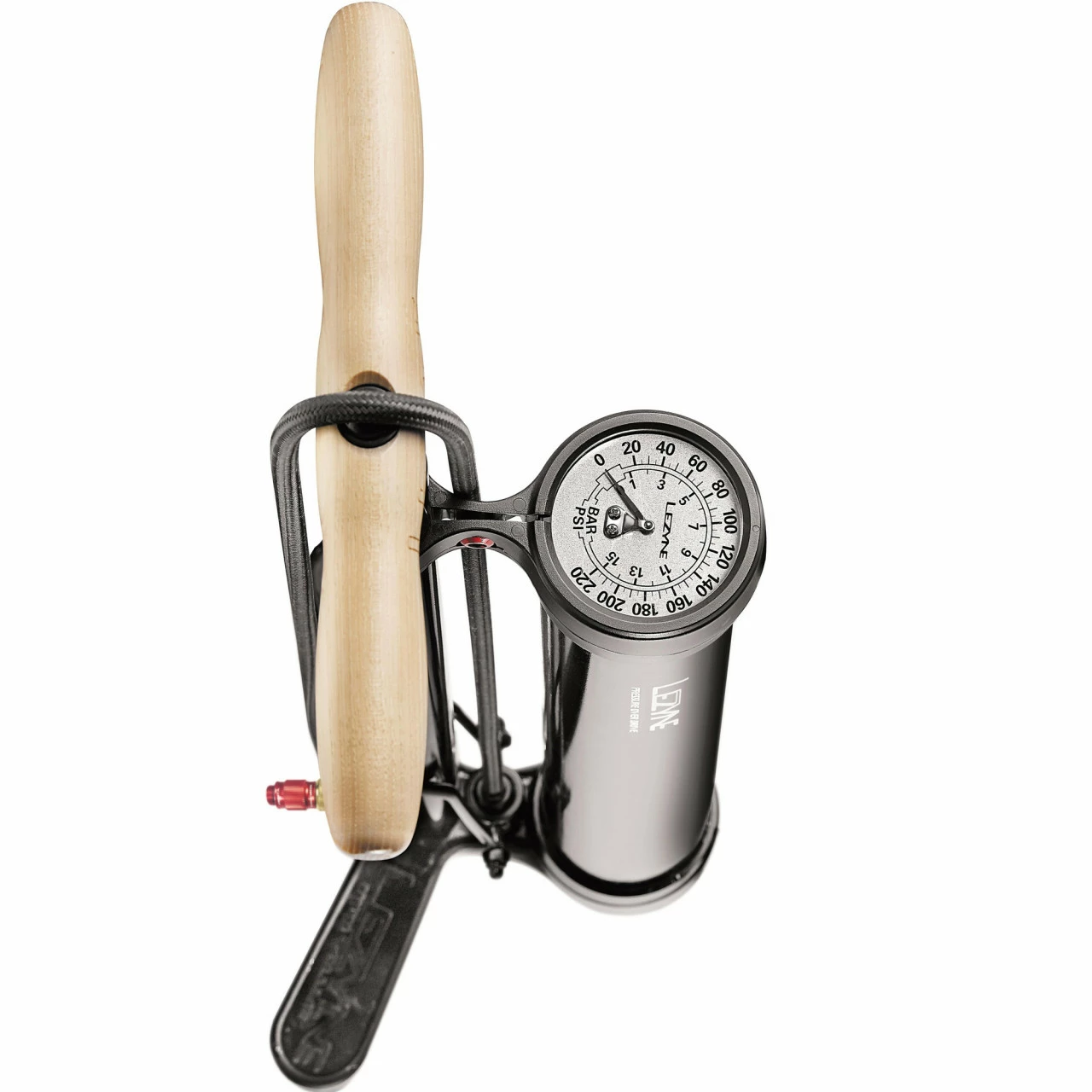 Lezyne Pressure Over Drive Standpumpe Mit Lufttank - Schwarz - Bis 15 Bar – Bild 2