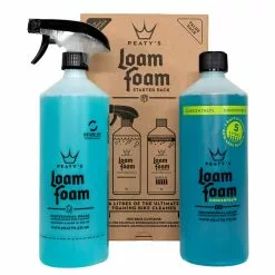 Peaty's Loam Foam Universalreiniger Starterpack - 1L Sprühflasche + Konzentrat Zum Nachfüllen