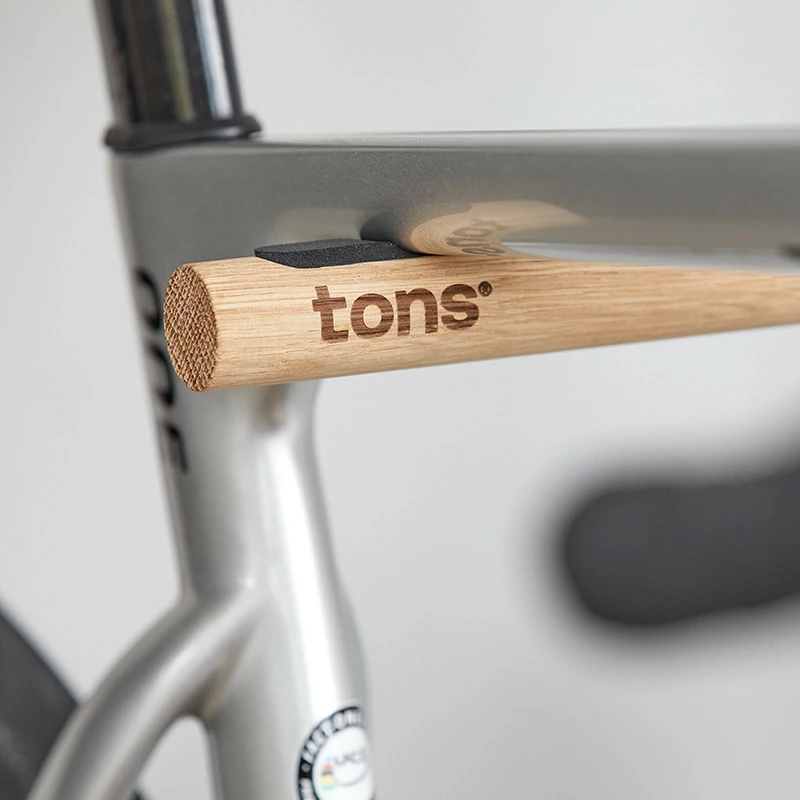 Tons Wall Mount Natural Oak - Fahrradhalterung Aus Eichenholz – Bild 2