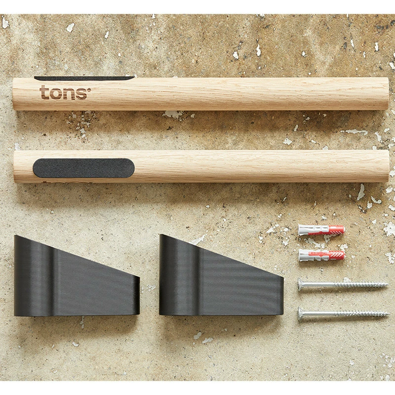 Tons Wall Mount Natural Oak - Fahrradhalterung Aus Eichenholz – Bild 5