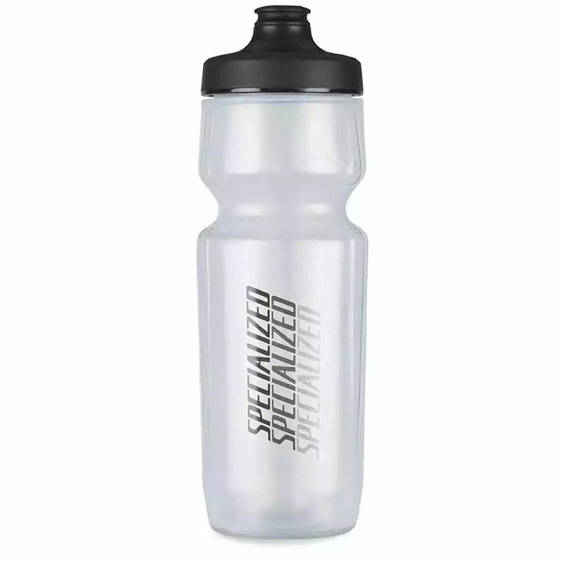 Specialized Trinkflasche "Purist" Hydroflo Watergate 650 Ml - Transparent / Schwarz