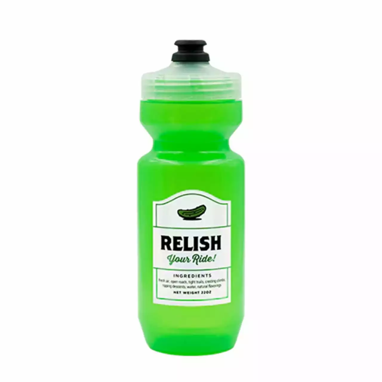 Spurcycle Relish Your Ride Wasserflasche 650 Ml - Grün