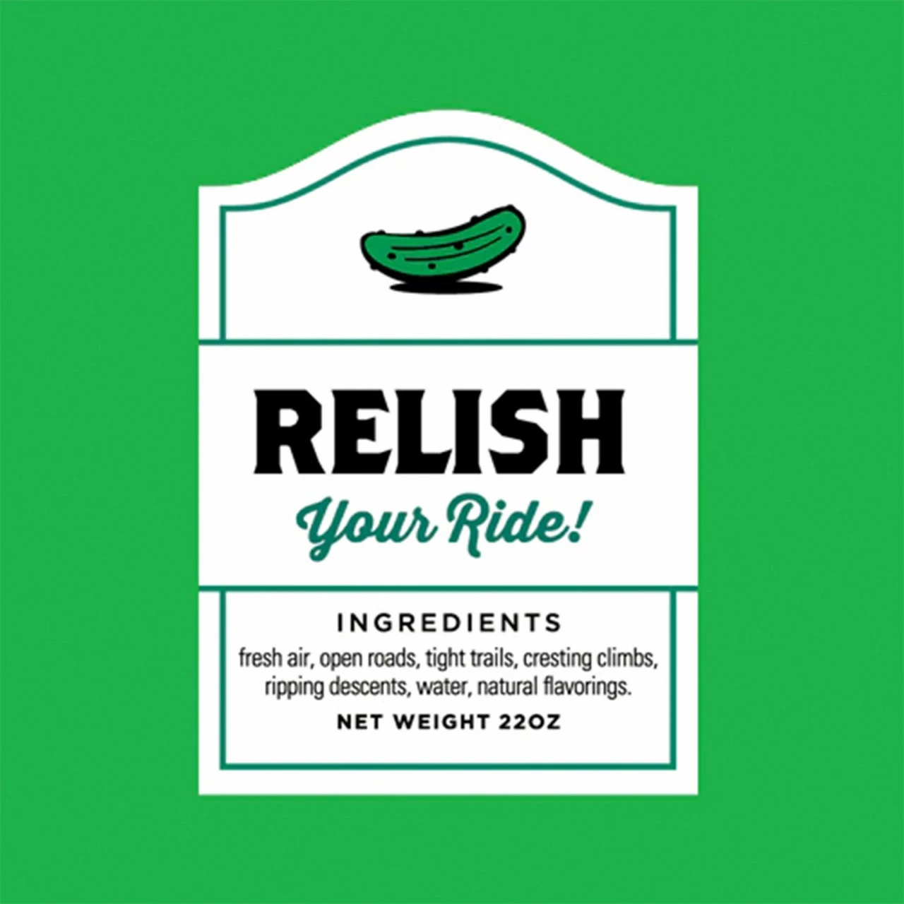 Spurcycle Relish Your Ride Wasserflasche 650 Ml - Grün – Bild 2