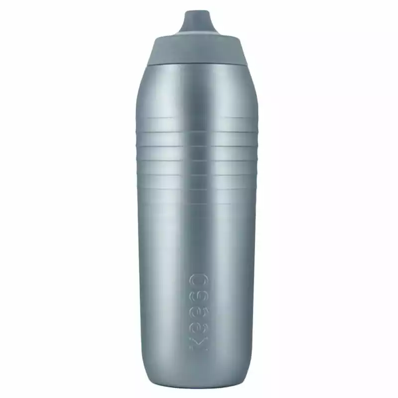 Keego Trinkflasche 750 Ml Silver Stardust - Sportflasche Mit Innenbeschichtung Aus Titan (Version 4)
