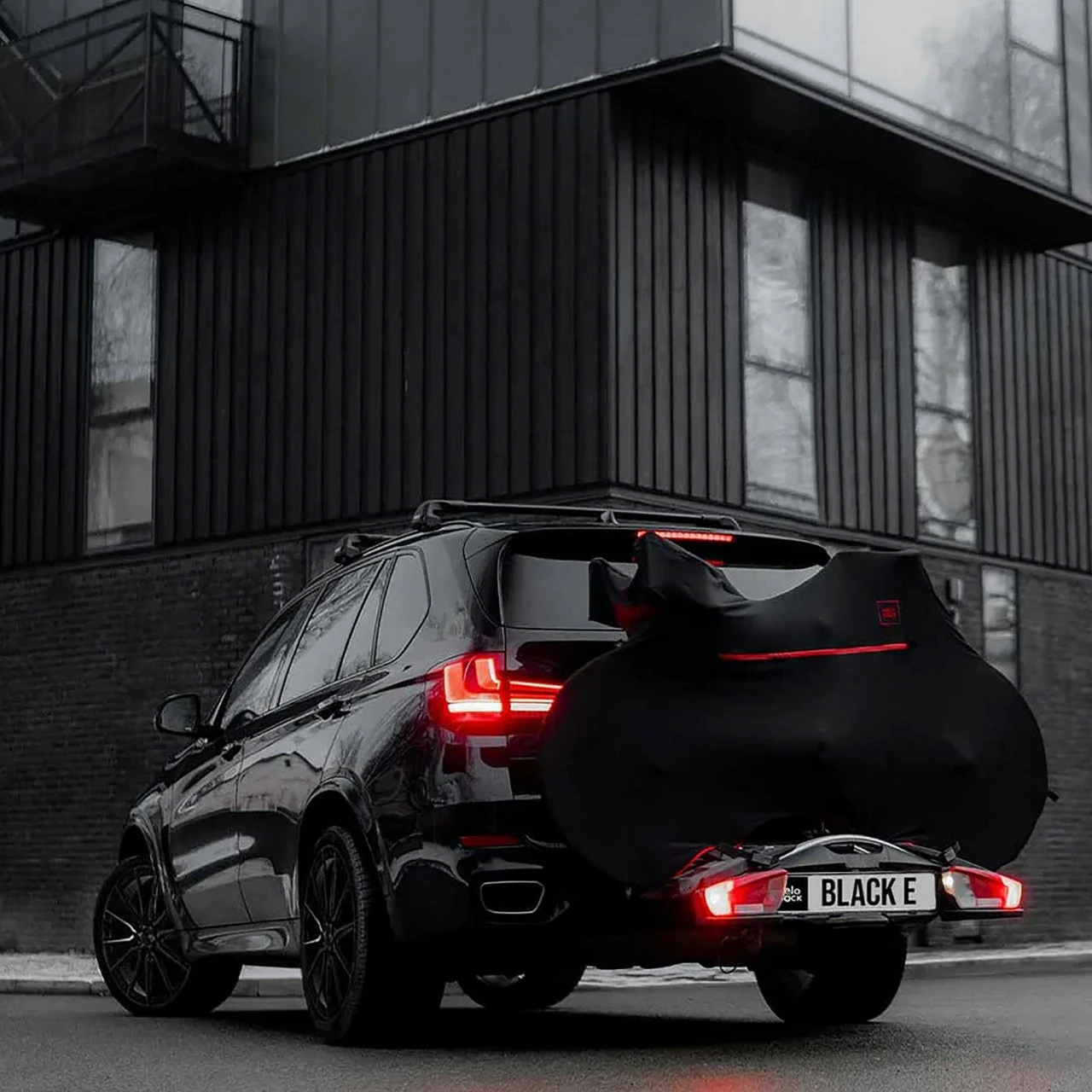 VELOSOCK Transport-Fahrradüberzug Black E Red Für Road-Bikes (Durable + Water Repellent) – Bild 3