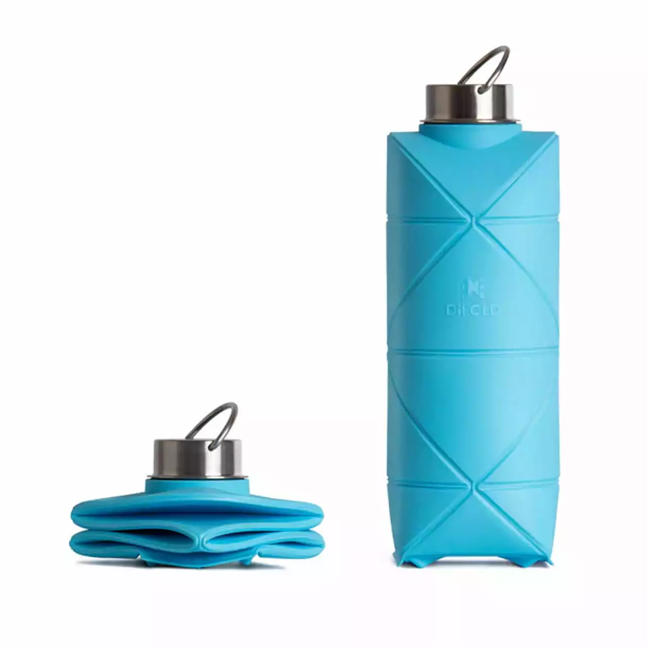 DiFOLD Origami Bottle - Faltbare Trinkflasche 750 Ml - Sky Blue (Hellblau)