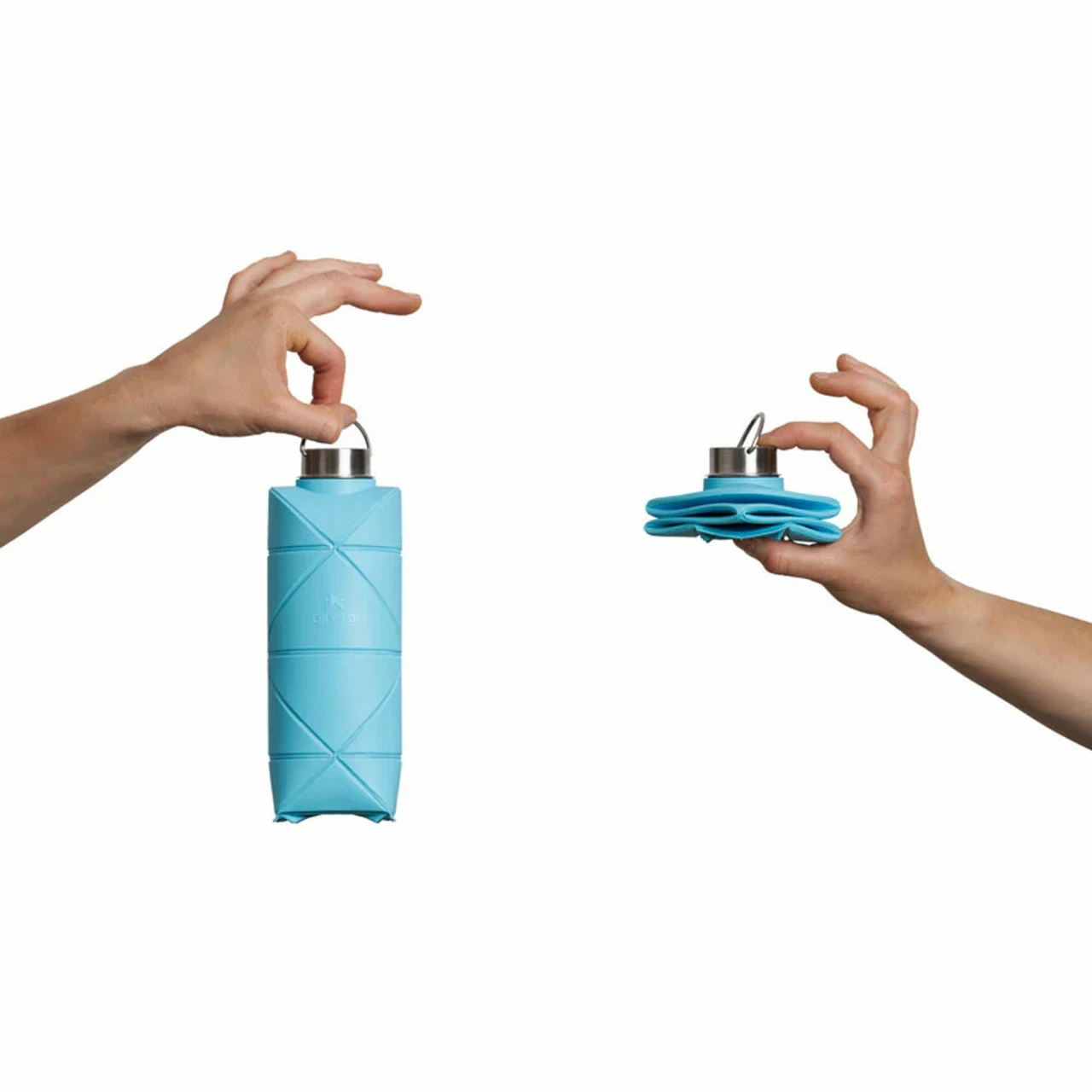 DiFOLD Origami Bottle - Faltbare Trinkflasche 750 Ml - Sky Blue (Hellblau) – Bild 2